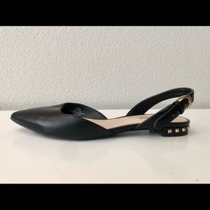 Studded Pointed Toe Flats